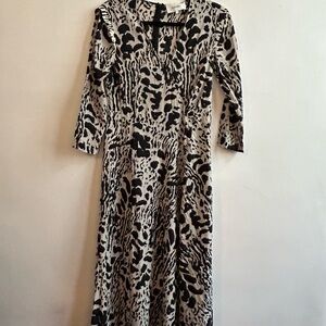 ba&sh Monochrome Long Sleeve Dress
